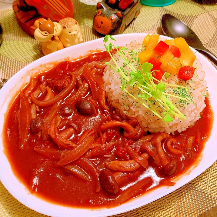 絶品!返しと黒七味の和風ラムハヤシライス